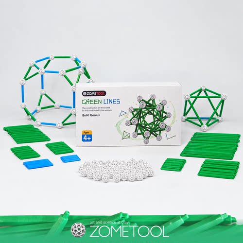 Zometool配件绿棍官方旗舰店