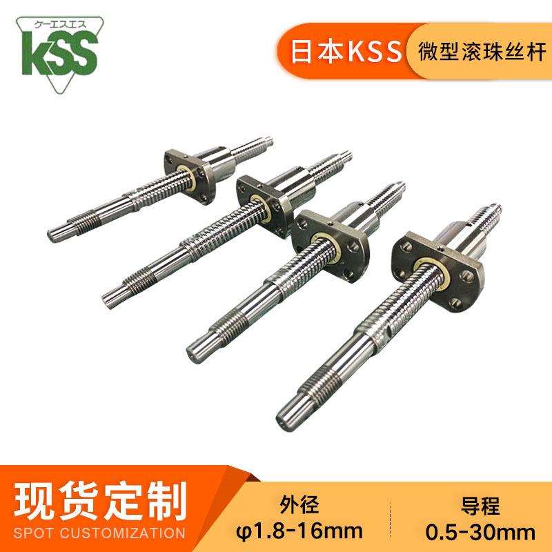 SS微型滚珠丝杆SG1015大导程高精度研磨丝杠C3C5C7现货定制