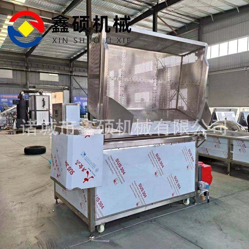 麻花油炸机全自动豆腐串油炸设备小酥肉油炸机自动控温翻转出料