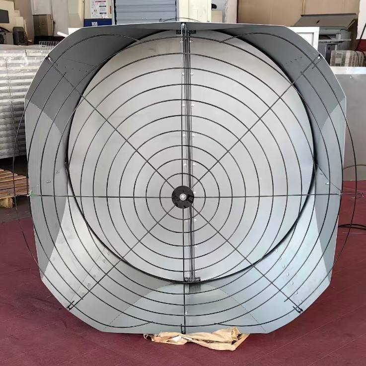 海牧人蝴蝶式拢风筒负压风机 车间养殖大棚大风量喇叭口降温风机