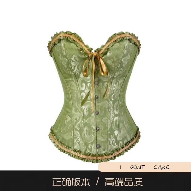 【正确版】复古宫廷风鱼骨胸衣束腰束身聚拢收腰背心抹胸上衣女