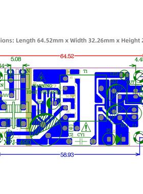 全功率12V2A开关电源9V2500Ma直流模块5V3A适配器24V1A驱动模块板