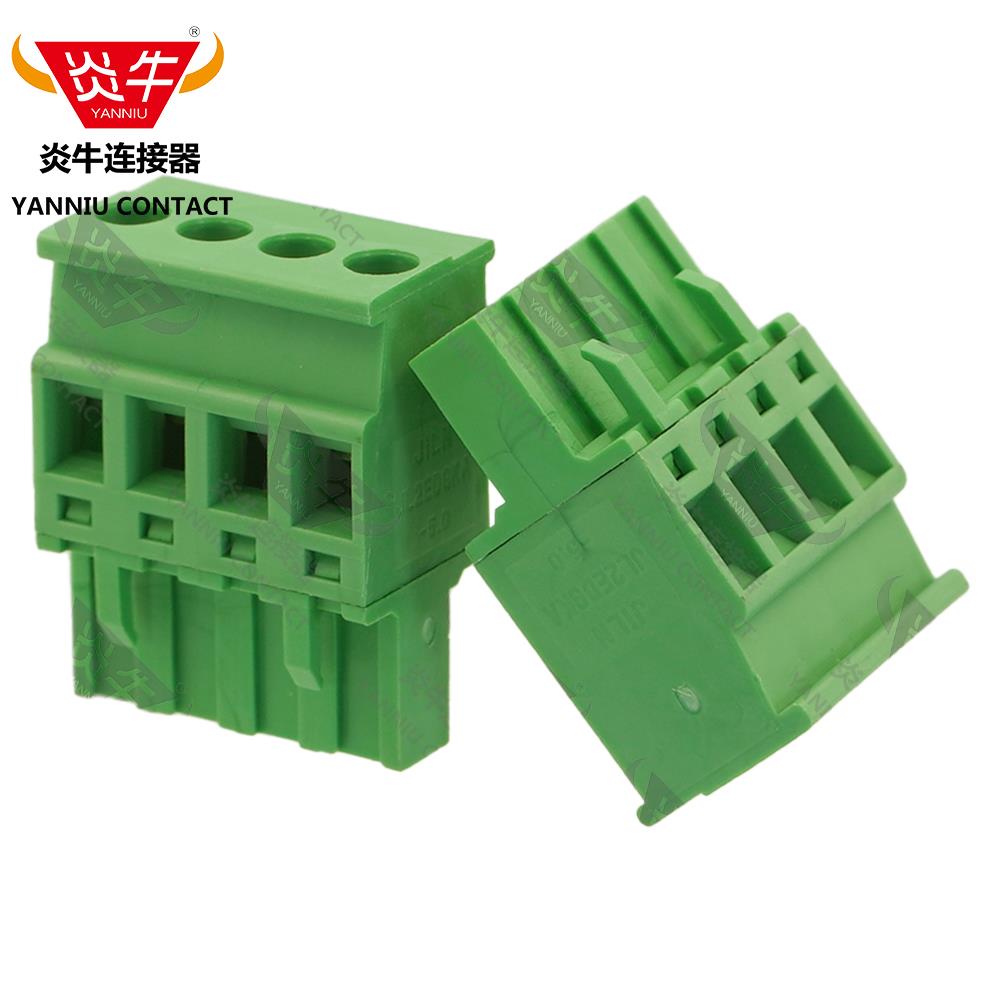 5.0mm炎牛凤凰插拔式接线端子插头KF2EDGKA/5ESDP/MVSTBR2.5-ST