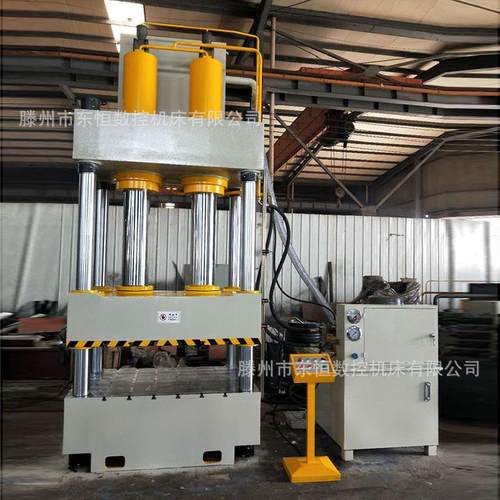 碳纤维成型四柱液压机汽车配件刹车片铁屑压块双缸液压机