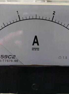 指针直流电流表59C2-1A 2A 3A 5A 10A 15A 20A 30A 50A 75A 100A