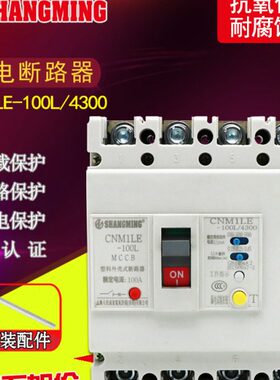 人民电气漏电断路器CM1LE-100A 250A 400A 630A/4300三相四线开关