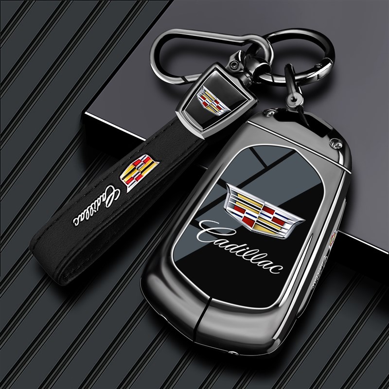 凯迪拉克钥匙套XT5 XT6车CT6金属壳XT4高级感XTS扣CTS5包SRX男ATS