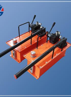 方形手动液压泵工程机械超高压手动泵双向大流量大容量液压手动泵