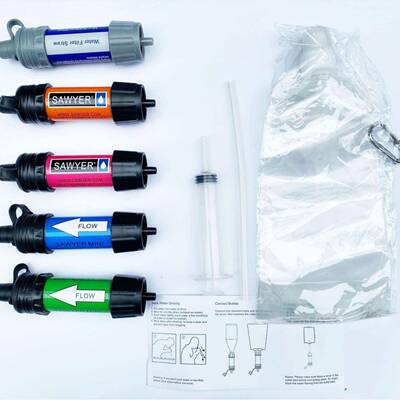 超滤膜户外净水吸管直饮野饮迷你便携式过滤器户外净水吸管