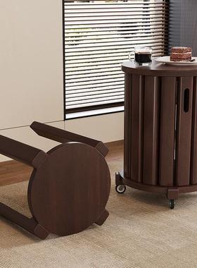 实木凳子家用可叠放组合圆凳客厅餐桌凳收纳叠叠乐板凳木凳