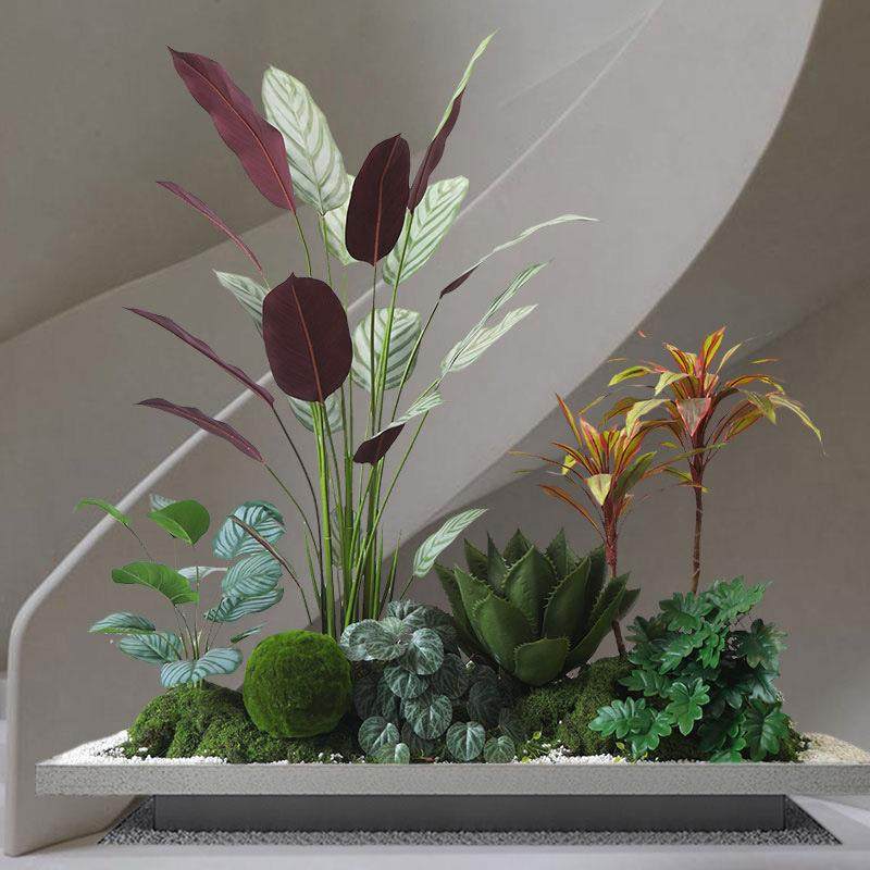 大型仿真绿植摆件室内楼梯下造景假植物盆栽假树仿真树景观装饰,畜牧/养殖物资,畜牧/养殖器械,淘宝优惠券,粉丝福利购,淘宝优惠卷