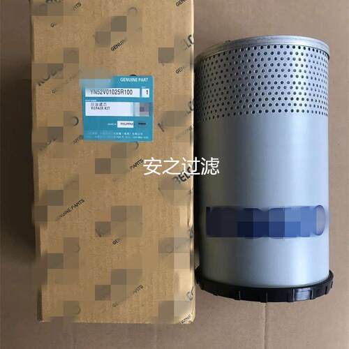 更换SK75-8液压油滤芯YN52V01025R100回油滤芯