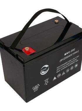 电瓶6V200AH后备电源铅酸蓄电