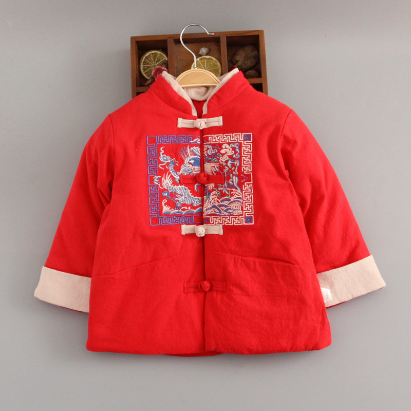 男宝宝唐装罩衣反穿衣吃饭衣棉袄棉服小男孩拜年衣服纯棉中国风,童装/婴儿装/亲子装,反穿衣/罩衣,淘宝优惠券,粉丝福利购,淘宝优惠卷
