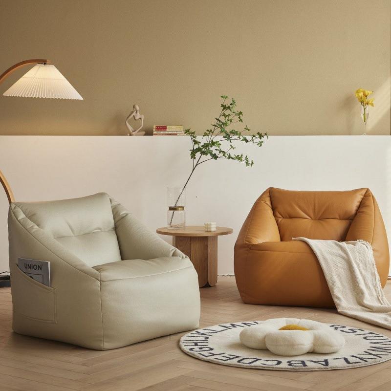 懒人沙发科技布单人靠椅沙发椅子躺椅卧室小沙发懒人沙发可躺可睡