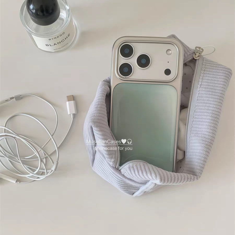 钰锴 韩系ins风简约渐变抹茶绿适用苹果17ProMax手机壳iphone15新款16pro女13电镀滴胶15pro防摔