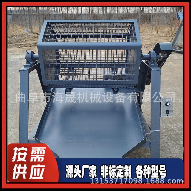 钢板下角料去毛刺机 螺丝螺帽废旧钢铁除锈机100升六角滚筒抛光机