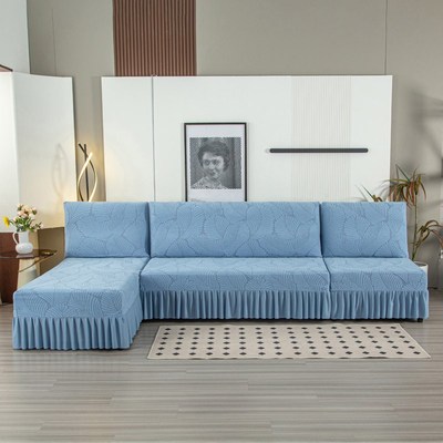 2025新款L型无扶手沙发u套罩全包通用型弹力贵妃组合加厚沙发盖布