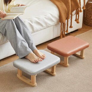 实木脚凳沙发脚踏办公室放脚神器垫脚凳踩脚放脚凳防二郎腿小凳子