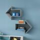饰品 墙面置物架壁挂箭头创意房间墙上装 饰品现代儿童房放装 架子