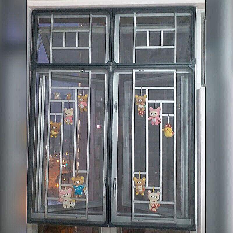 可定制平开窗外推窗磁性防蚊纱窗防尘加G密50目防水纱窗隐形窗纱