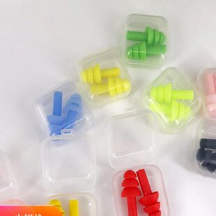 硅胶耳塞 防呼噜 防噪音耳塞 隔音降噪环保 防水游泳学习睡觉耳塞