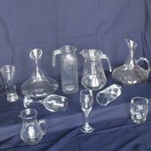 包邮 美术用品教具画材 素描色彩写生道具高脚杯玻璃器皿静物