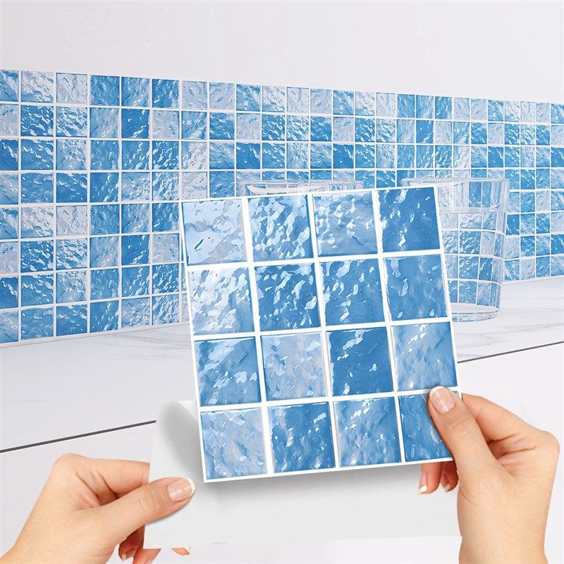 一套10片高亮水晶水o波纹马赛克化妆室防水自黏贴纸厨房防油耐高,家居饰品,瓷砖贴,淘宝优惠券,粉丝福利购,淘宝优惠卷