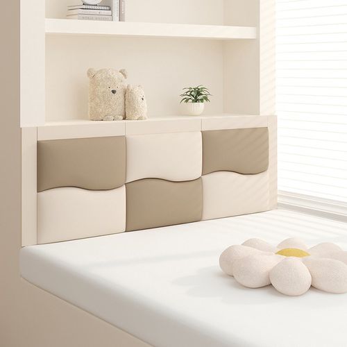 意大利定制榻榻米床头软包靠背垫自粘炕J围床围无床头护墙板靠板