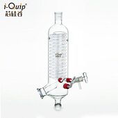 C4674 旋蒸卧式 冷凝器 芯硅谷 高硼硅 玻璃旋蒸用回流冷凝器