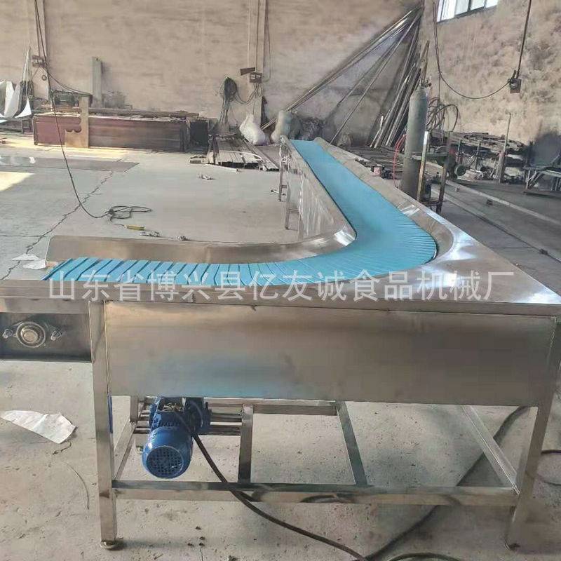 厂家生产加工90度180度转弯输送机 不锈钢网带网链耐高温输送机
