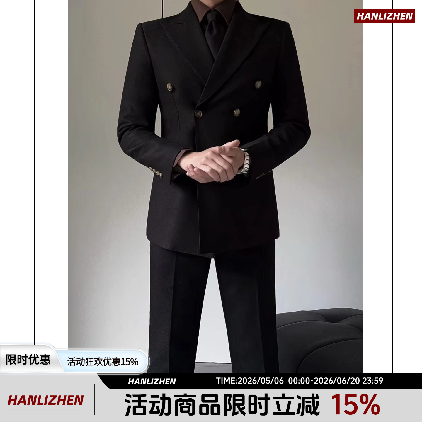高档新郎结婚订婚伴郎婚礼礼服西服套装男士韩版修身休闲正装西装