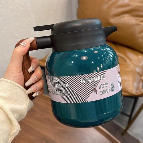 显温焖茶保温壶家用大容量316不锈钢咖啡水壶开水壶焖泡壶带茶隔