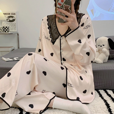 冰丝月子服春夏季薄款产后哺乳孕妇睡衣女大码喂奶怀孕期5家居服6