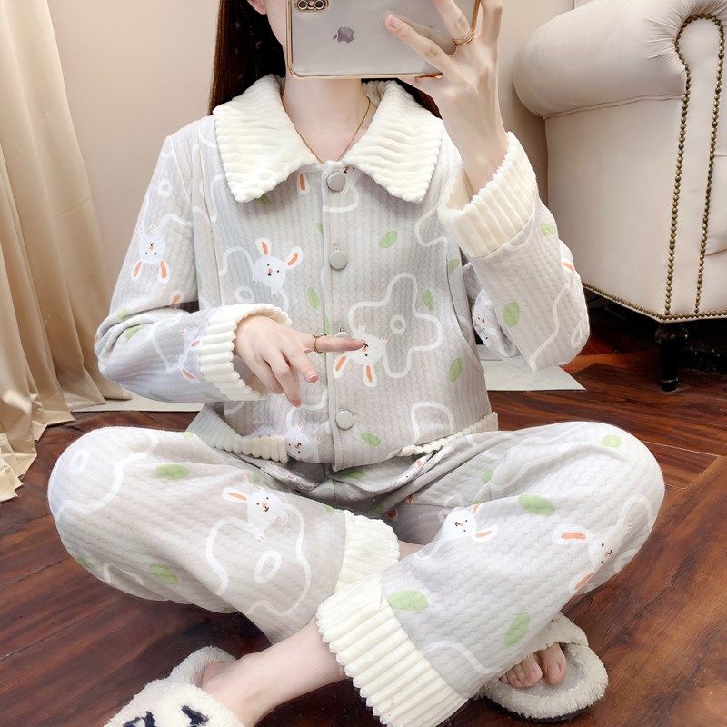 月子服秋冬纯棉产后夹棉保暖孕妇睡衣产后产妇哺乳期喂奶衣家居服,孕妇装/孕产妇用品/营养,家居服套装,淘宝优惠券,粉丝福利购,淘宝优惠卷