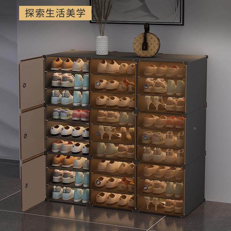 简易鞋架组装鞋柜塑料收纳架防尘门口家用多功能置物架经济型收纳,住宅家具,折叠/组合鞋架,淘宝优惠券,粉丝福利购,淘宝优惠卷