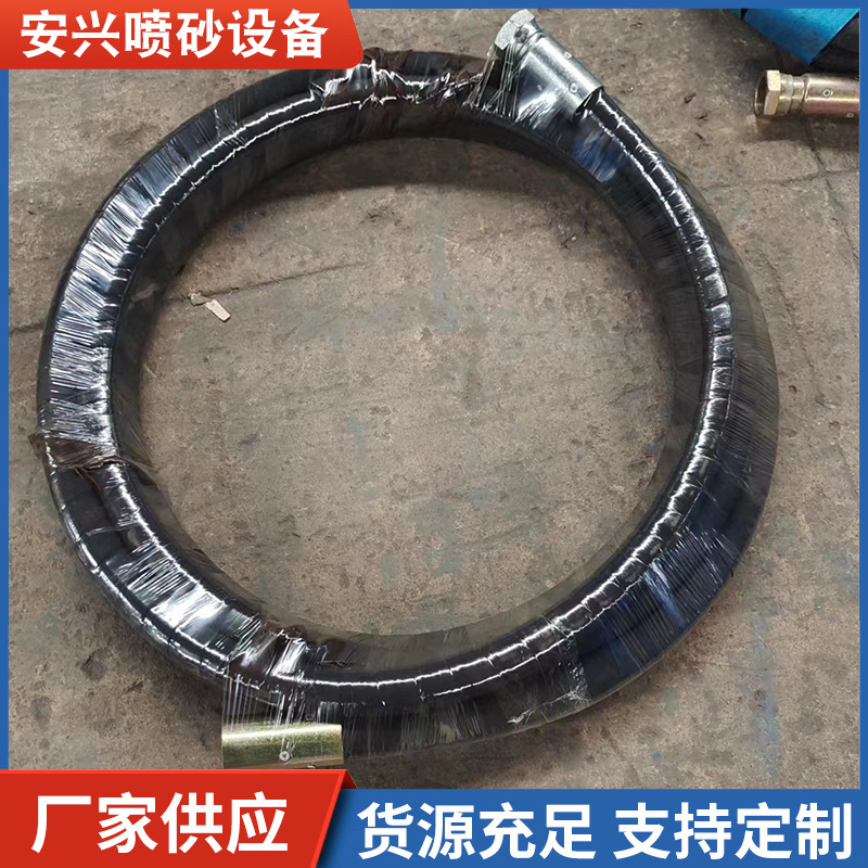 喷砂管胶管黑色喷砂橡胶管船厂钢厂喷砂管喷浆机高压胶管