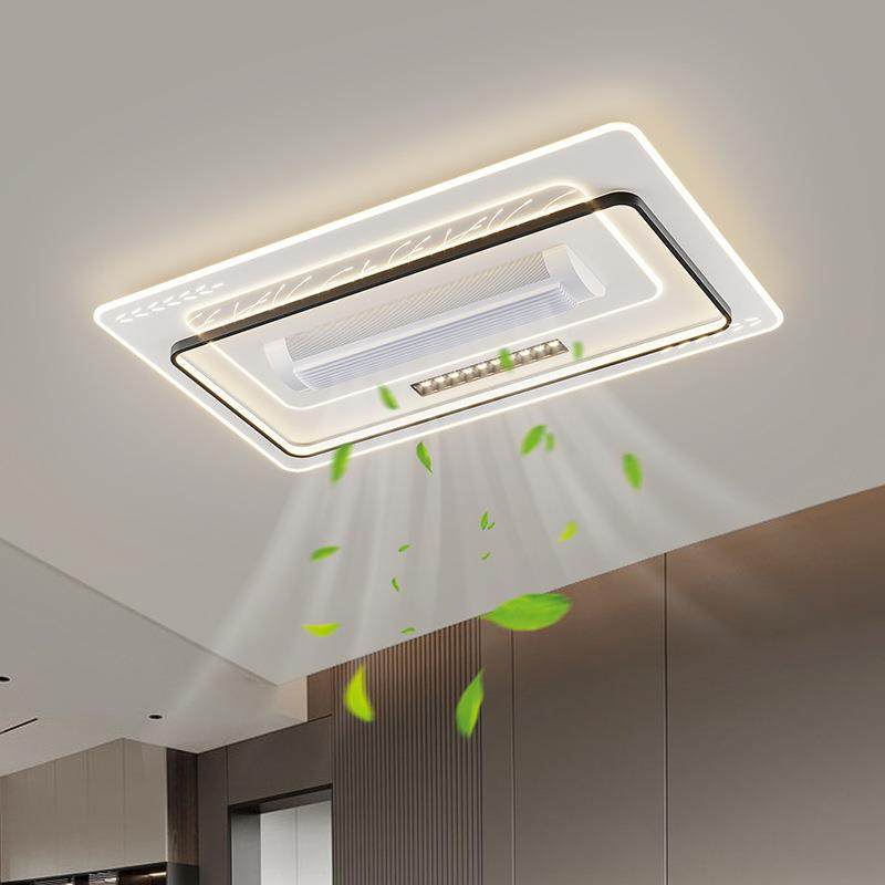 全光谱LED无叶风扇吸顶灯护眼客厅卧室餐厅房间灯饰具现代简约