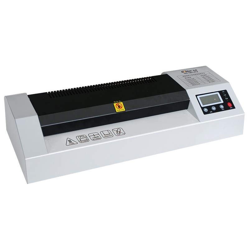 金典塑封机GD-QD1472冷裱热塑两用机温度提示宽度320mmL文件菜单