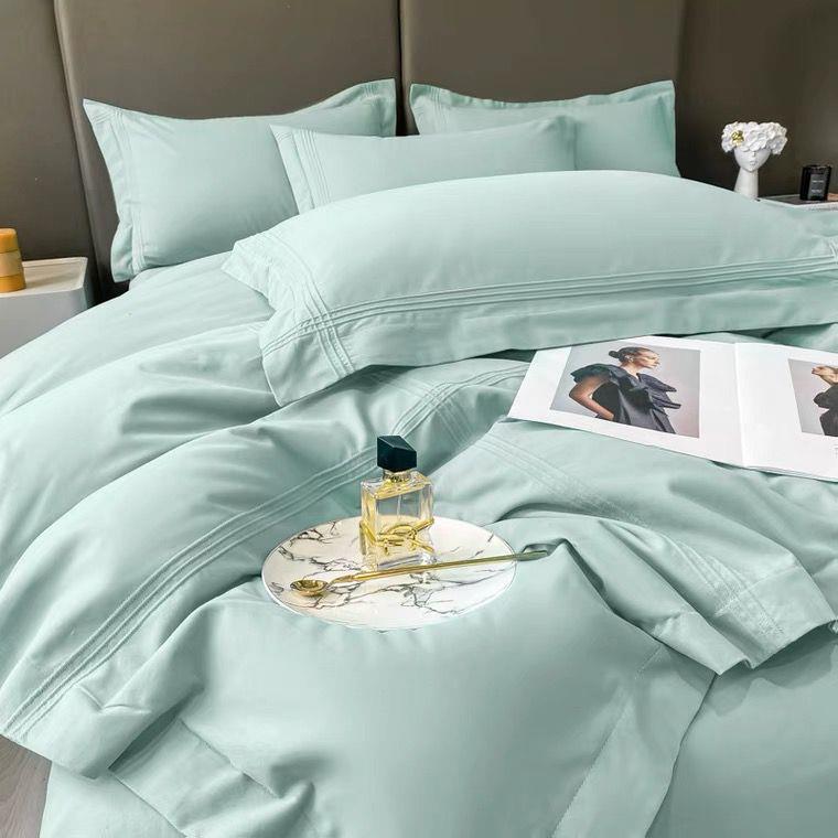 加厚100支纯棉磨毛四件套全棉被套100长绒棉床单秋冬保暖床上用品