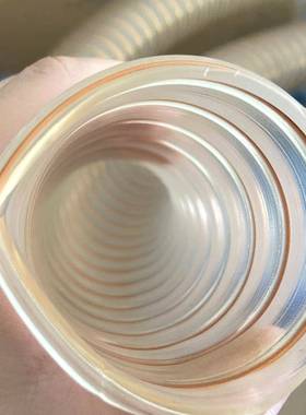 GREATFLEX卫生级PU聚氨酯风管内衬加粗镀铜钢丝软管TP10