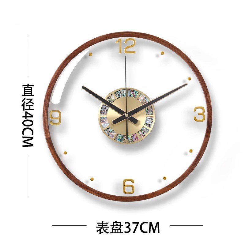 现代简约高级装饰挂钟客厅时钟挂墙大气钟表2025T新款创意家用轻