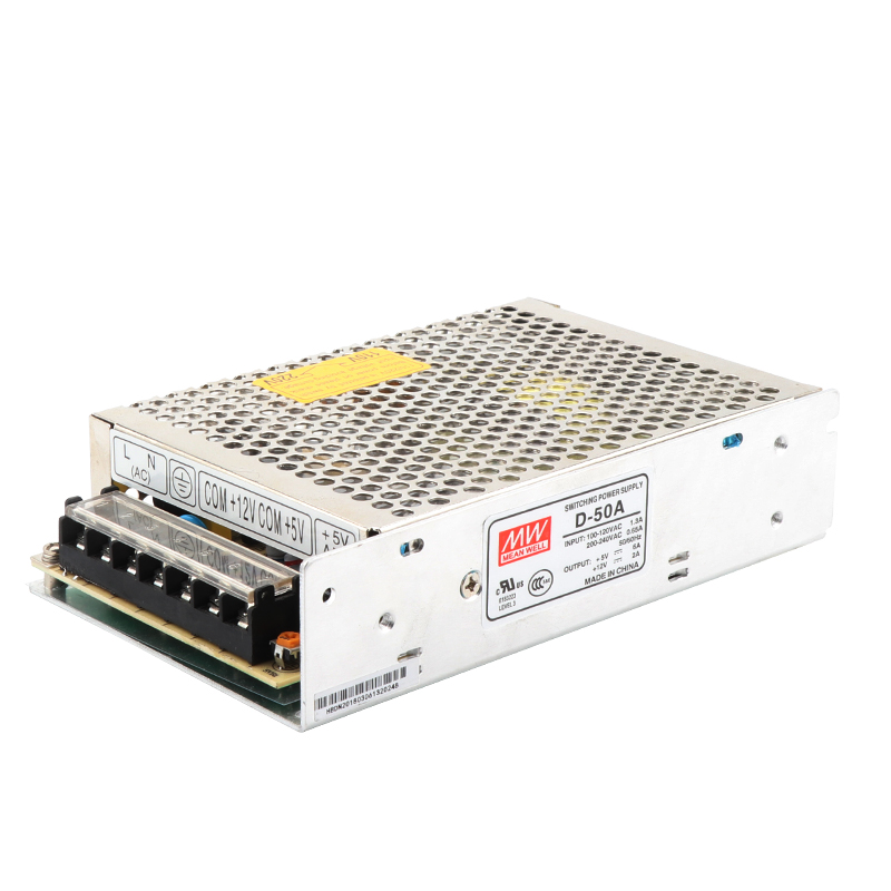 明伟双组D-50A D-50B D-50C两路输出5V6IA 12V2A 24V1A开关电源