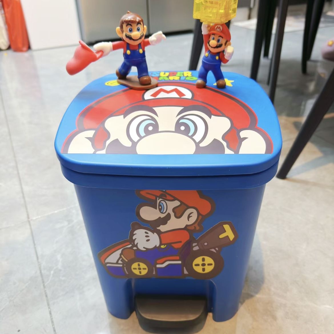 麦当劳垃圾桶创意高颜值大号脚踏