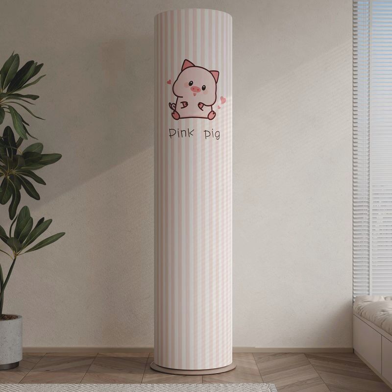 圆柱形空调罩防尘防晒套布艺全包通用型客厅立式空调格力美的海尔