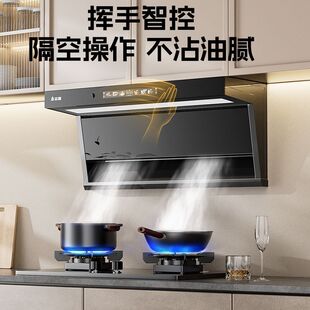志高智能真变频欧式家用厨房抽油烟机燃气灶套装官方正品