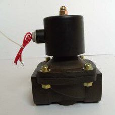 塑料电磁阀2W400-0 DN40 1.5寸 水阀