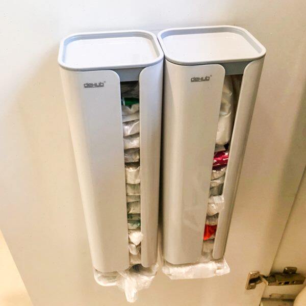 壁挂集收纳盒方便袋挂架子塑料袋支架集厨房垃圾袋收器抽取神器收