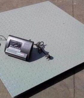 XK3190耀华物流电子平台秤地上衡地磅秤2*2m SCS 1/2/3/5吨/3T称