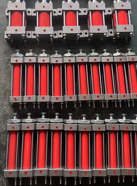 HOB40重型液压油缸双向升降拉杆式双轴可调行程模具液压缸